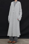 Mutedance 24 Autumn and Winter Long Cashmere Cardigan MD-MD24FW144-GRAY